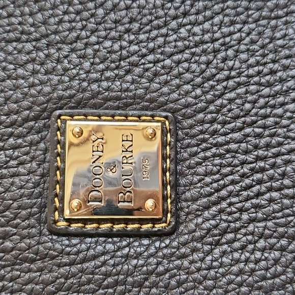 Dooney & Bourke Black Leather Tote - Picture 2 of 14